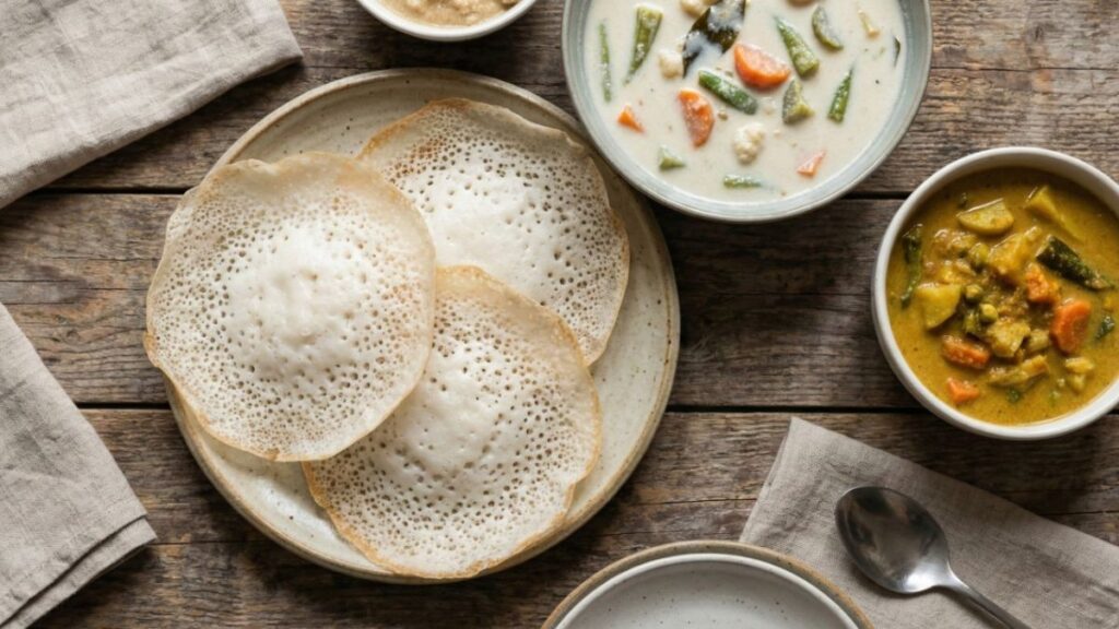 Soft and Fluffy Appam Recipe (Authentic South Indian Pancakes)