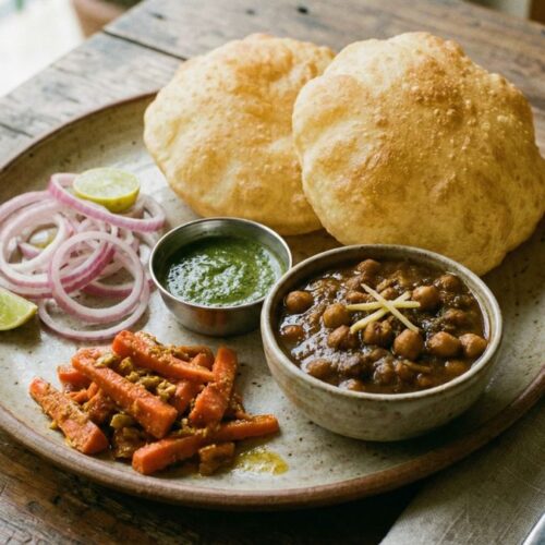 Restaurant-Style Chole Bhature Recipe (Easy Punjabi Classic)