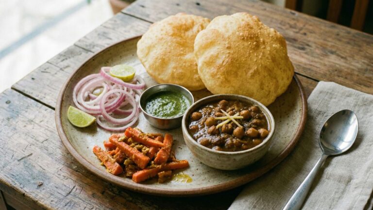 Restaurant-Style Chole Bhature Recipe (Easy Punjabi Classic)