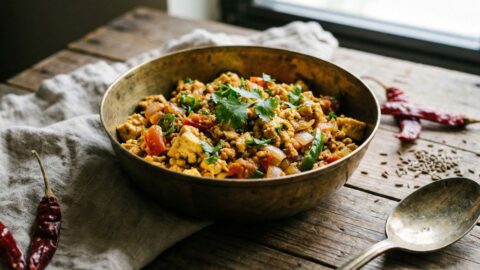 Paneer Bhurji Recipe 13 Paneer Bhurji Recipe - Quick Indian Scrambled Paneer