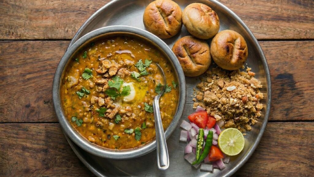 Dhaba Style Dal Baati Churma Recipe - Authentic Rajasthani Dish