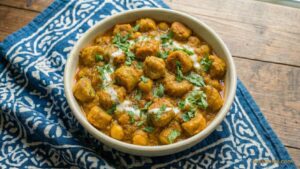 Besan Gatte Ki Sabji - Authentic Rajasthani Gram Flour Dumplings Curry