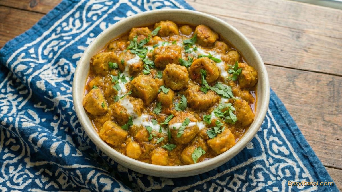 Easy, Homemade Recipes For Everyday Cooking 14 Besan Gatte Ki Sabji - Authentic Rajasthani Gram Flour Dumplings Curry