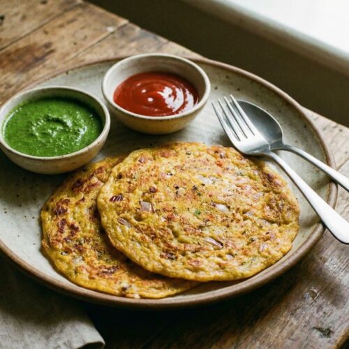Moong Dal Chilla Recipe - Easy Indian Breakfast Pancake