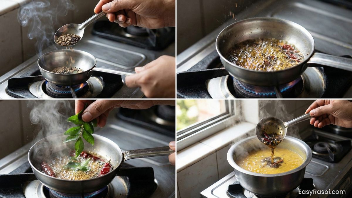 How to Make Tadka Step by Step | Learn Tadka Tempering for Dal, Sabji and More (Simple Guide for Beginners)